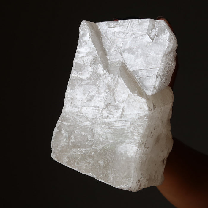 True White Selenite Chunk