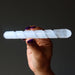 white selenite twisted massage wand