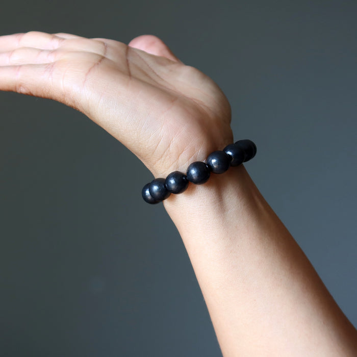 shungite beaded bracelet