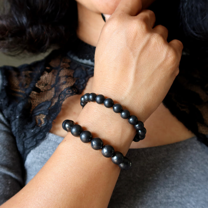 shungite beaded bracelets