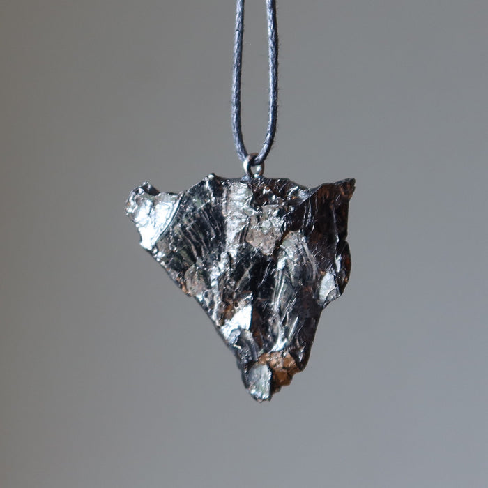 raw elite shungite stone necklace