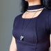 raw elite shungite stone necklace