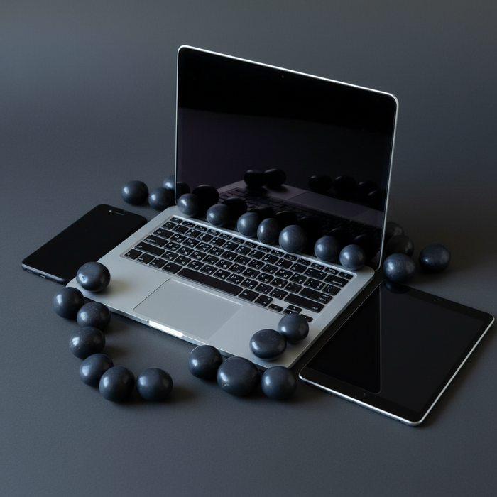 Shungite Tumbled Stone Evil Eye Guardian Gem