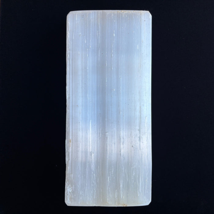 Selenite Brick White Charger Display Crystal Cleansing Stone