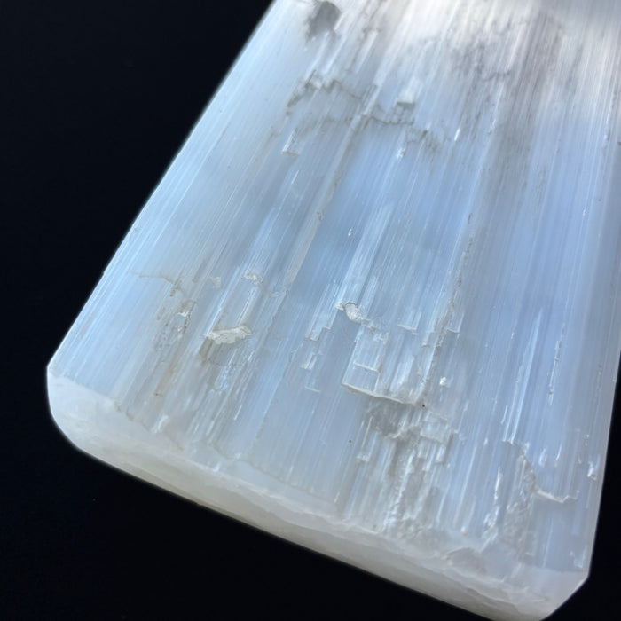 Selenite Brick White Charger Display Crystal Cleansing Stone