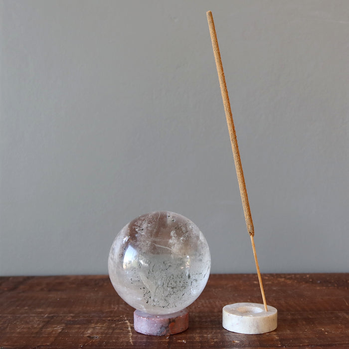 Soapstone Display Stand for Balls & Incense Holder