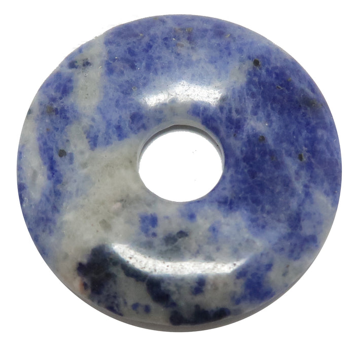 Sodalite Gemstone Donut Blue Thinker's Crystal
