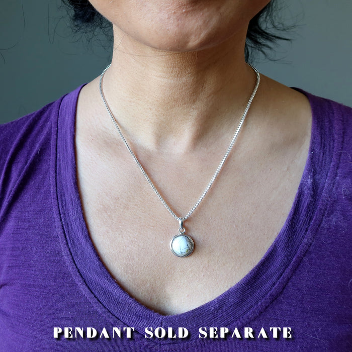 Sterling Silver Chain Necklace Box Rope Showstopper