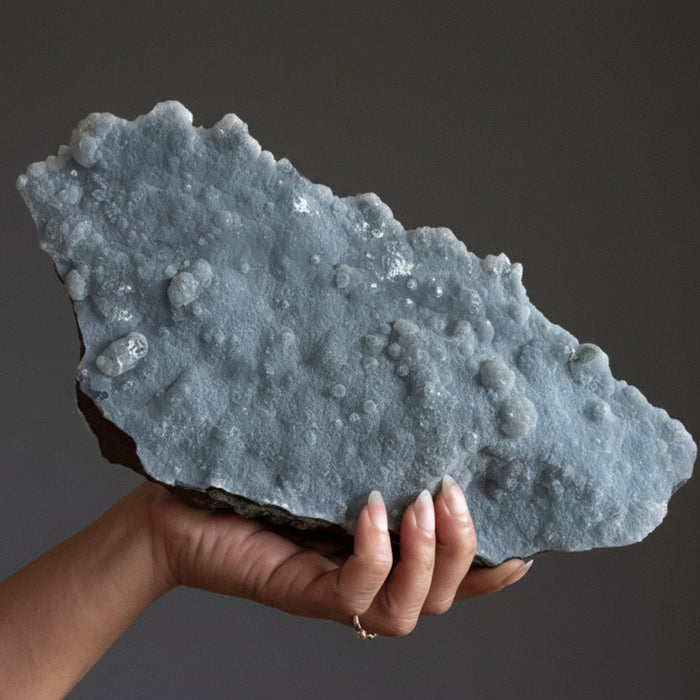 Stilbite Cluster Inner Peace Pink Gray Chalcedony 12 Inch