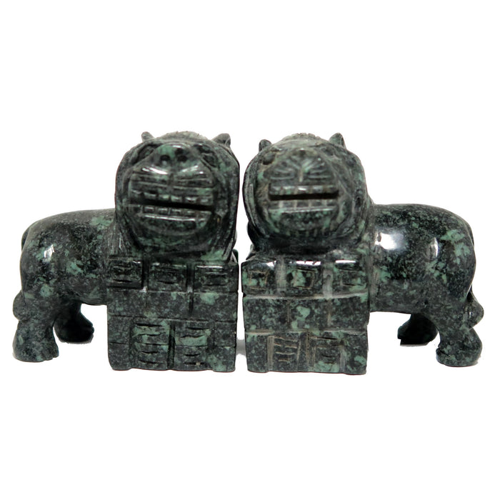 stone fu dog pair