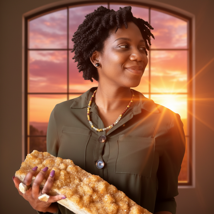 Citrine Necklace Vivid Sunset Red Yellow Jasper