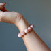 sunstone bracelet on wrist