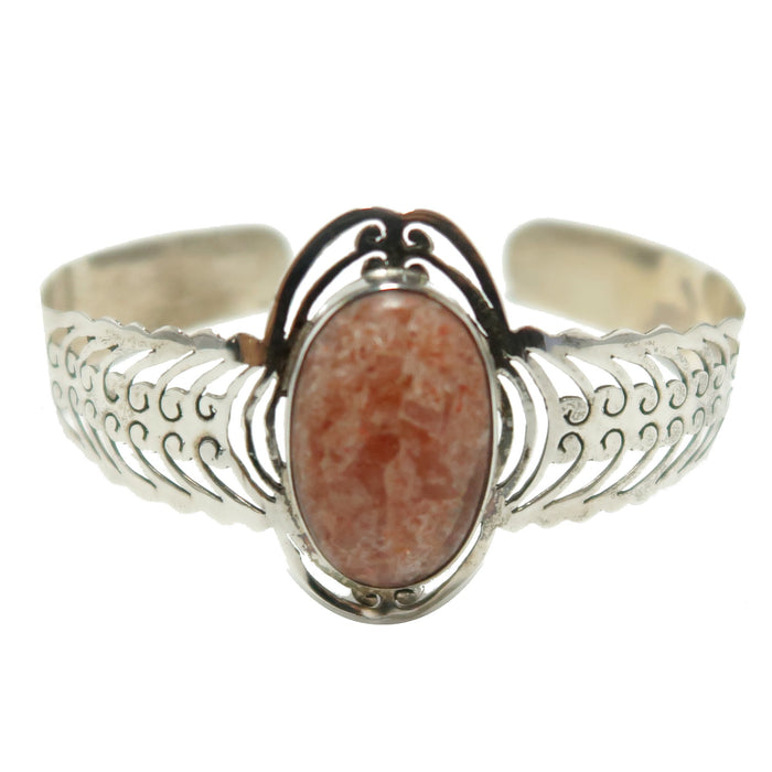sunstone cuff bracelet