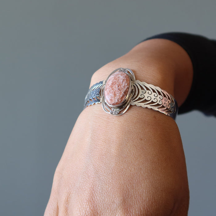 sunstone cuff bracelet