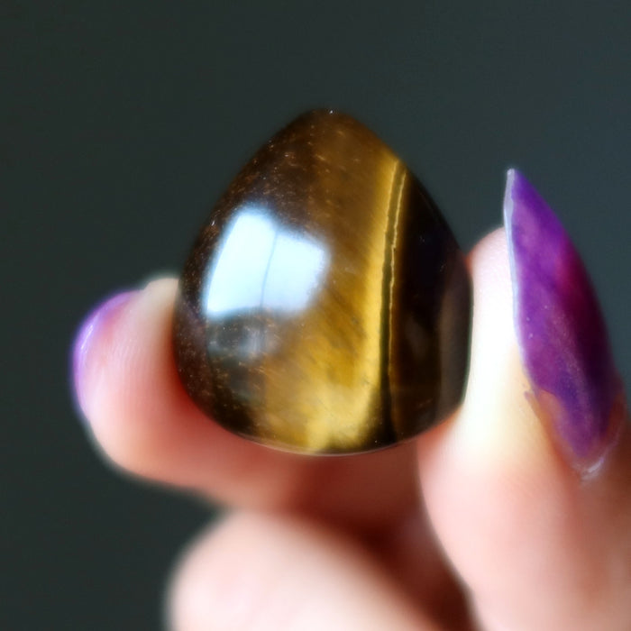 Tigers Eye Grid Crystal Confidence Layout Stone