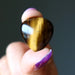 golden tigers eye pear cabochon