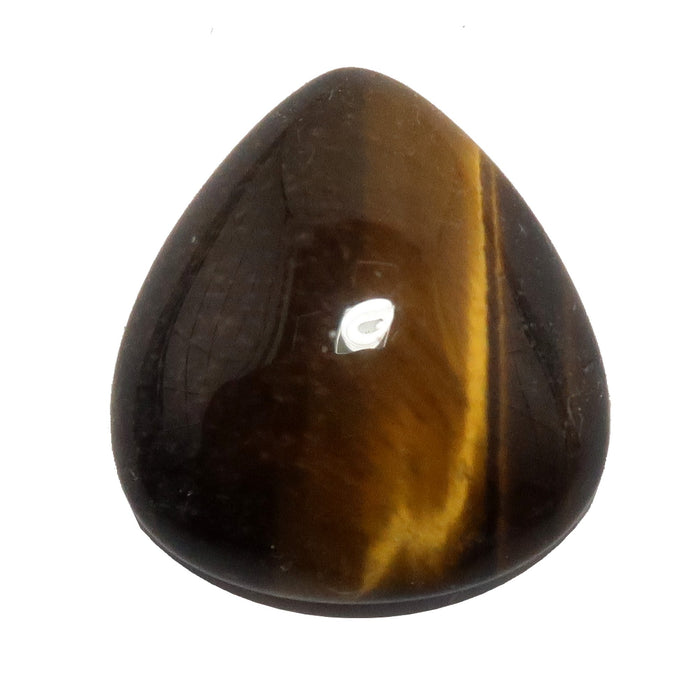 golden tigers eye pear cabochon