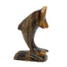 tigers eye dolphin figurine