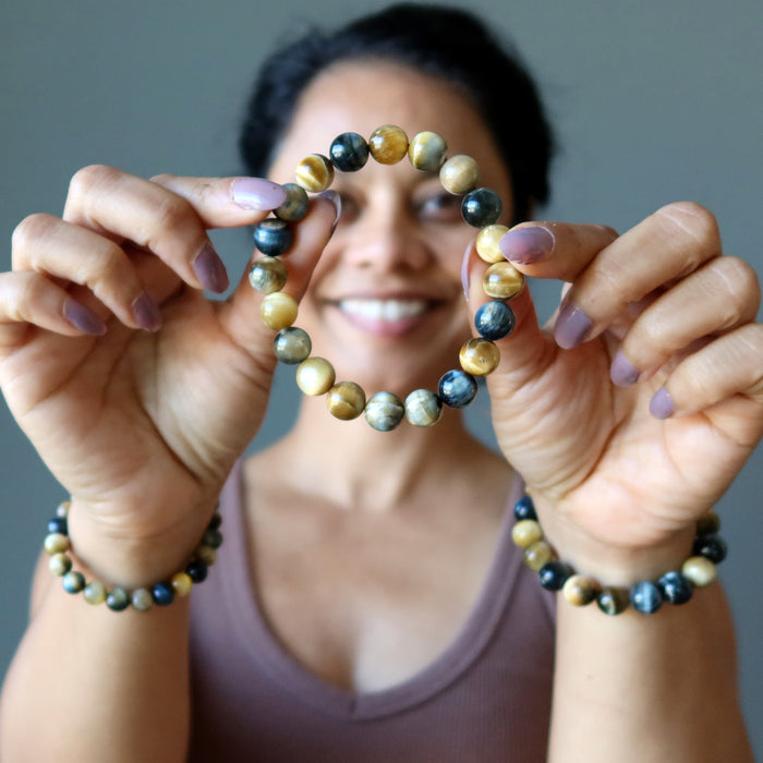 honey tigers eye bracelet