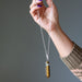tigers eye chakra necklace pendulum