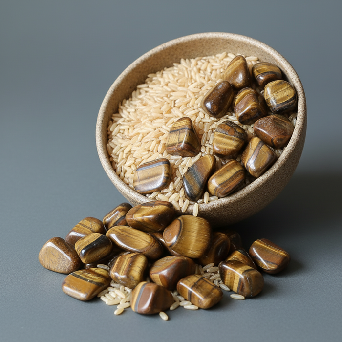 Tigers Eye Tumbled Stone Golden Guardian