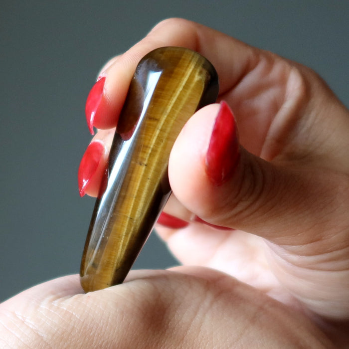 golden tigers eye massage wand