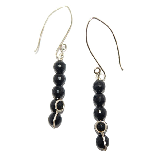 black tourmaline earrings