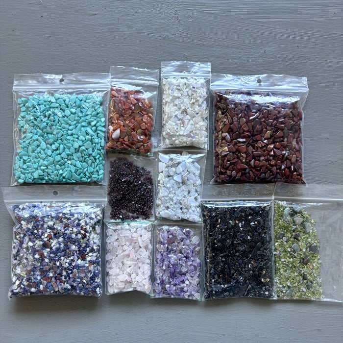 Tumbled Stone Set: Amethyst Carnelian & Variety Pack of Gems