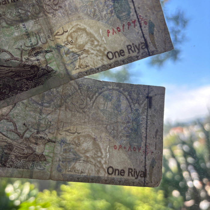 Banknote Lot Exotic Middle East North African Qatar Egypt Watermark UV Verified