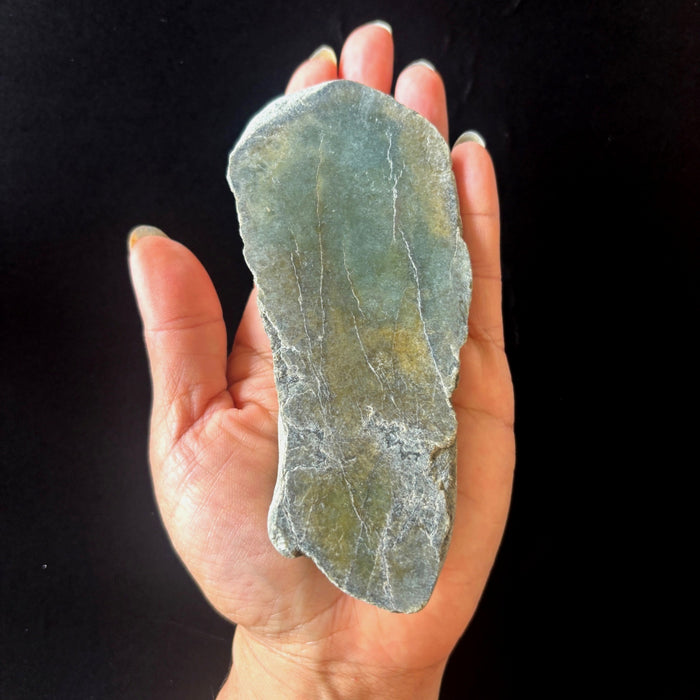 Jade Polished Raw Crystal Green Jadeite Slab King's Abundance