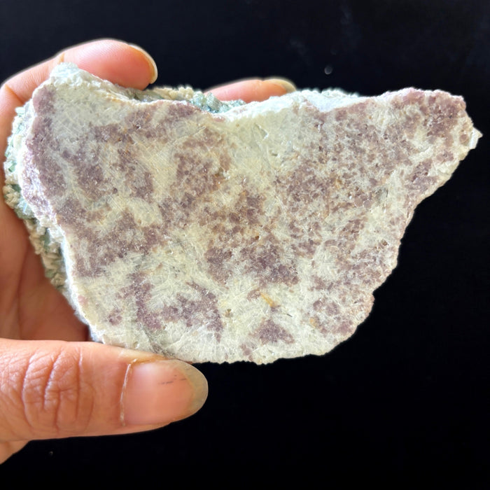 Tourmaline Lepidolite Cluster Rare Combo Crystal Purple Green