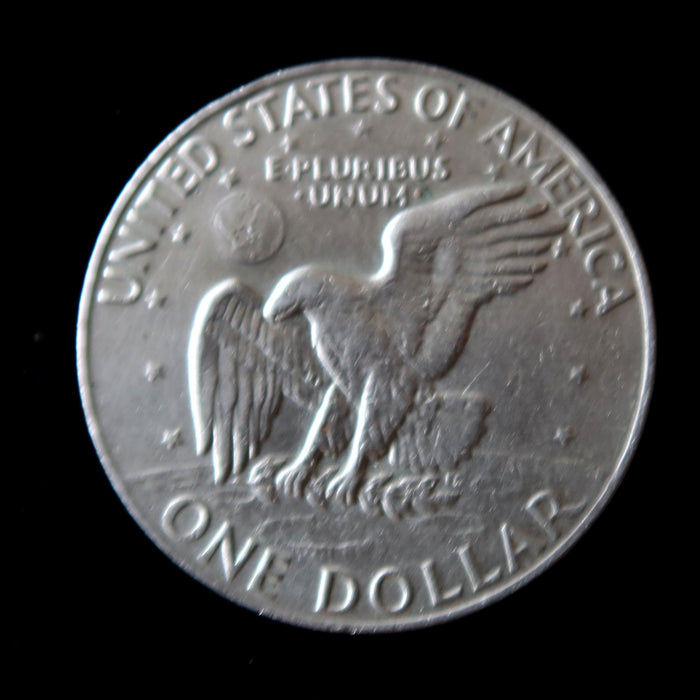 1974 Eisenhower Dollar Coin Philadelphia $1 IKE Moon Eagle Vintage Apollo 11