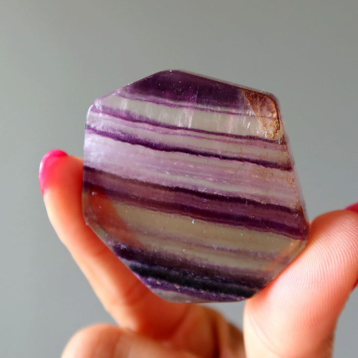 Purple Fluorite Crystal Tuning Fork Vibrational Set