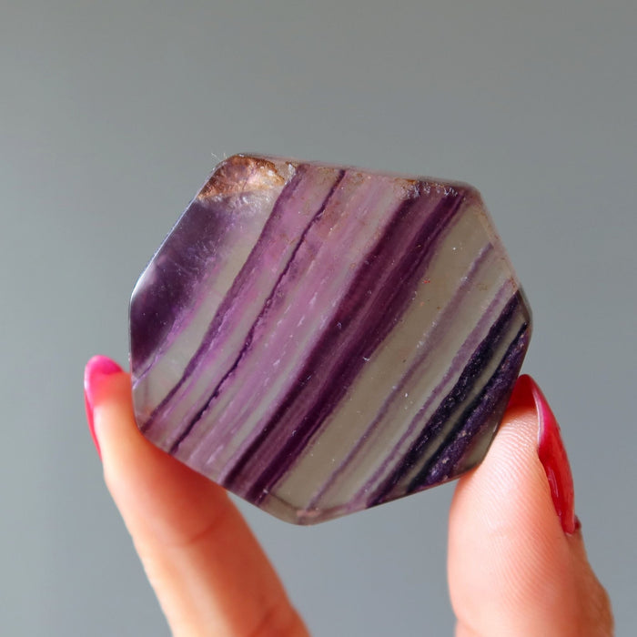 Purple Fluorite Crystal Tuning Fork Vibrational Set