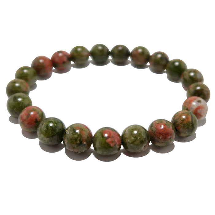 unakite bracelet 8mm