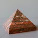 orange unakite pyramid