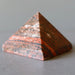 orange unakite pyramid