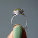 unakite sterling silver ring