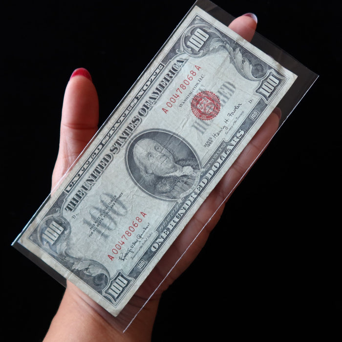 Vintage 1966 $100 Legal Tender Note Red Seal Fr. 1550 Granahan-Fowler Small Size