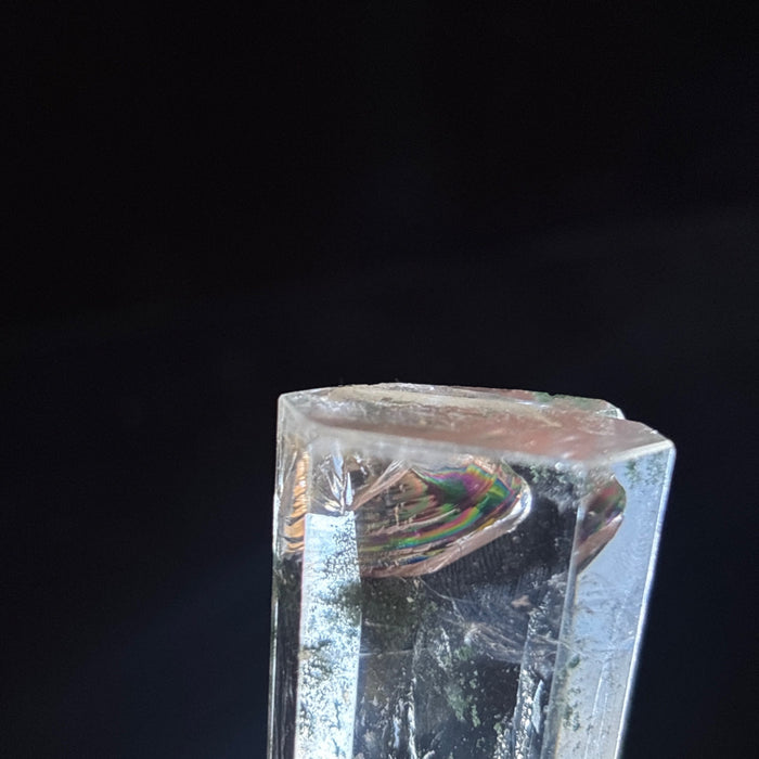 Chlorite Quartz Wand Clear Rainbow Tower Phantom Crystal