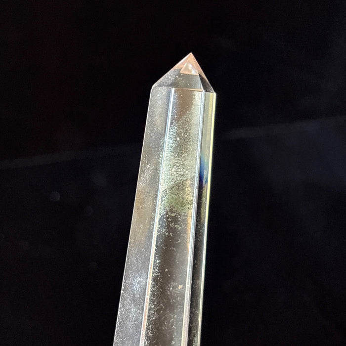 Chlorite Quartz Wand Clear Rainbow Tower Phantom Crystal