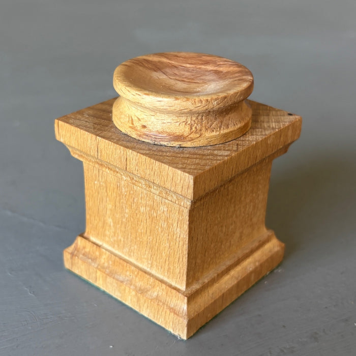 Wood Display Stand for Crystal Ball Spheres Pedestal Holder Pillar