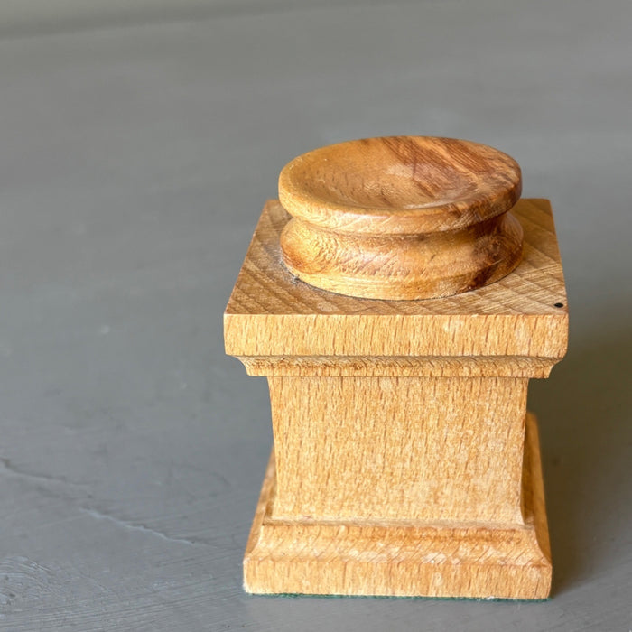 Wood Display Stand for Crystal Ball Spheres Pedestal Holder Pillar