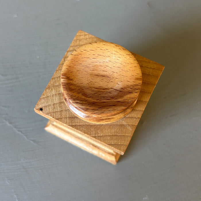 Wood Display Stand for Crystal Ball Spheres Pedestal Holder Pillar