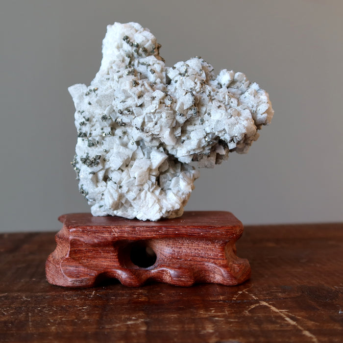 Wood Charger Rosewood Display Stand for Clusters Stones