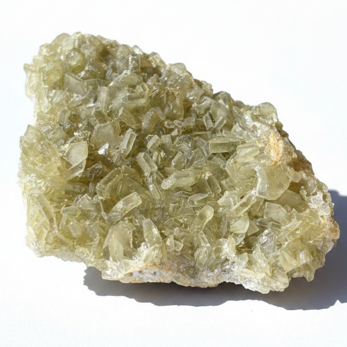 Smithsonite Cluster Natural Green Crystal Specimen Zinc Spar