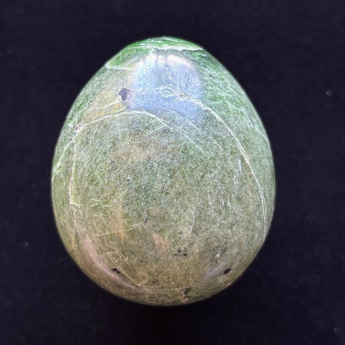 Chrome Diopside Egg Green Crystal Mineral Meditating