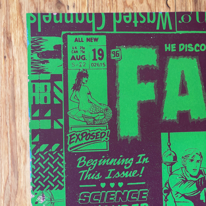 FAILE Wonder Wheel 32/250 Signed Numbered Silkscreen Print Street Art Husky Dog