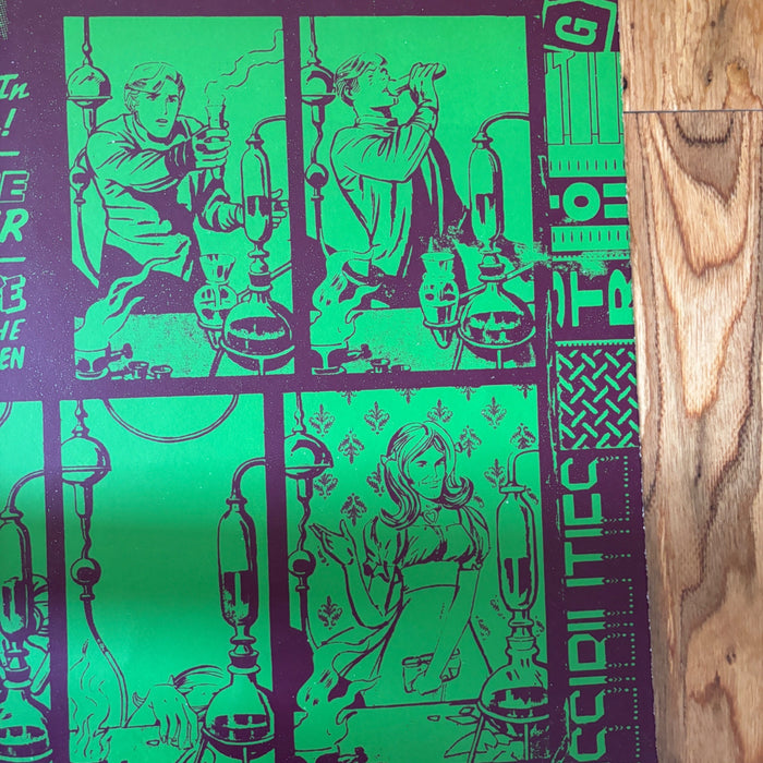 FAILE Wonder Wheel 32/250 Signed Numbered Silkscreen Print Street Art Husky Dog