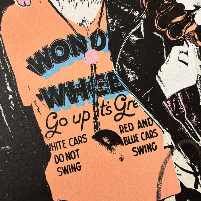 FAILE Wonder Wheel 32/250 Signed Numbered Silkscreen Print Street Art Husky Dog